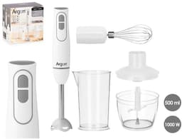 Argon Staafmixerset met Accessoires Wit - 1000 W — thumbnail 1