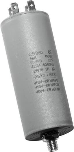 Dparts condensator 25 µF - universeel - 450V - universele aanloopcondensator - 25uf — thumbnail 1