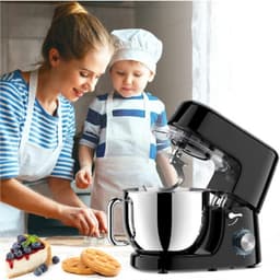 Multifunctionele Foodprocessor - Elektrische Keukenmachine Met Mengkom En Opzetstukken - Krachtige Hakmolen Mixer En Kneedmachine Voor Bakken En Koken — thumbnail 4