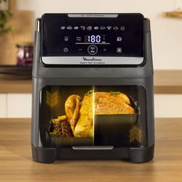 Moulinex Easy Fry Silence EZ846HF0 – Airfryer XXL – Extra stil – Inhoud 7L voor 8 personen – Automatische programma’s – Kijkvenster – Heteluchtfriteuse — thumbnail 6
