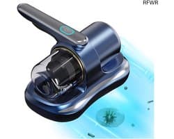 RFWR® Draadloze Mijtstofzuiger met UV-Licht en Sterke Zuigkracht voor Matrassen en Meubels