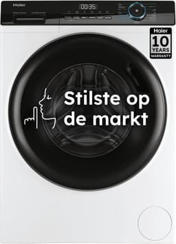 Haier HW80-B14939-DF - De stilste wasmachine op de markt - 8kg - A- Stoombehandeling - Antibacteriële Behandeling (ABT) - 16 programma’s- 10 jaar garantie op onderdelen — thumbnail 1