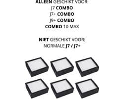 Bramokava® 6x HEPA Filter – ALLEEN geschikt voor iRobot Roomba COMBO j7+ / COMBO j9+ / 10 Max – NIET voor gewone j7+ / j9+ Robotstofzuiger