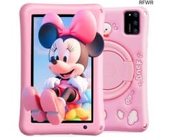 RFWR® 7 Inch Kindertablet met Android 13, Octa-Core Processor, 8GB RAM, 64GB Opslag, HD-Scherm en Ouderlijk Toezicht