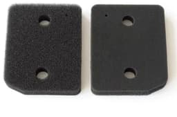 Drogerfilterspons - Filter - Filtermat - Fijn drogerfilter - 2 filters - Geschikt voor Miele T1-droogtrommels en warmtepompdrogers - Zwart - 20,7*15,7*3 cm — thumbnail 7