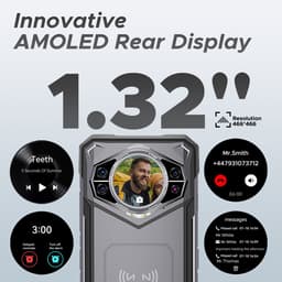 DOOGEE S200 5G - Robuuste Smartphone - Robuuste Telefoon - Android 14 - 32GB RAM + 256GB ROM/2TB TF - 10100 mAh/33W - 6,72 inth + 120Hz - 100MP+20MP Nachtzichtcamera-Donkergrijs — thumbnail 5