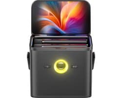 Shell S3 – Draagbare Karaoke Machine met 7” Touchscreen, 2 Draadloze Microfoons en 6 maanden gratis de KaraFun App