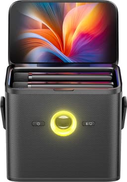 Ikarao Karaoke set voor Volwassenen - Shell S3 - 2 Draadloze Microfoons - 80W - Gratis Karaoke App 6 maanden - HD scherm - Zwart — thumbnail 1