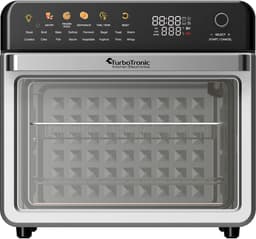 TurboTronic AFO330 AirChef Pro – Airfryer Oven – 34L – 19 Programma’s – 40°C tot 230°C – Heteluchtoven – 2100W – RVS – Multi Smart Oven - Zilver — thumbnail 6