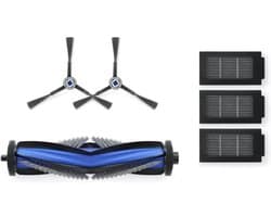 ECOVACS - DEEBOT T50 familie - Standard Service Kit - Inhoud: 1x Hoofdborstel (rubber) 2x Zijborstels (wit) 3x Antibacteriële Filters
