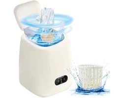 MKSS® Mini Wasmachine met Centrifuge - Voor Kleine Wasgoed - Meerdere Programma's - Wit