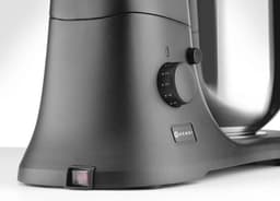 HENDI planeetmixer 7 liter - 470x263x413 mm - rvs kom - zwart - kneden en kloppen - professioneel — thumbnail 5
