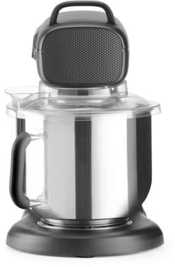 HENDI planeetmixer 7 liter - 470x263x413 mm - rvs kom - zwart - kneden en kloppen - professioneel — thumbnail 3