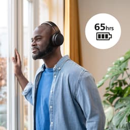 PHILIPS TAH5209BK lichtgewicht On Ear draadloze Bluetooth Headphones met Passive Noise Isolation - 65 uur afspeeltijd, natuurlijk geluid, heldere gesprekken, dynamische bass, 2 uur USB-laden - Zwart — thumbnail 8