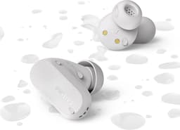 PHILIPS TAT3509 Noise Cancelling True Wireless In-Ear Bluetooth Oortjes - Klein, Natuurlijk geluid, Dynamische bas, Oplaadcase, Heldere gesprekken, Ideaal voor woon-werkverkeer en sporten - Wit — thumbnail 3