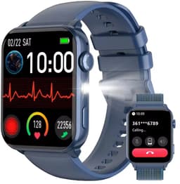 Blackview Watch - R30MAX - Smartwatch - Stappenteller - Slaapmonitor - Saturatiemeter - Compatibel met alle smartphones - Activiteitentracker - Dames en heren - Blauw — thumbnail 1