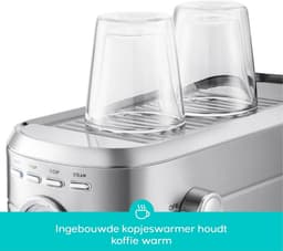 Espressomachine - Koffiezetapparaat - Koffiemachines - Zilver — thumbnail 4