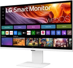 LG Smart 32U850SA-W - 4K Smart Monitor - USB-C 90w - WebOS - Smart TV - Webcam - Wi-Fi - Apple Airplay - 32 Inch — thumbnail 4