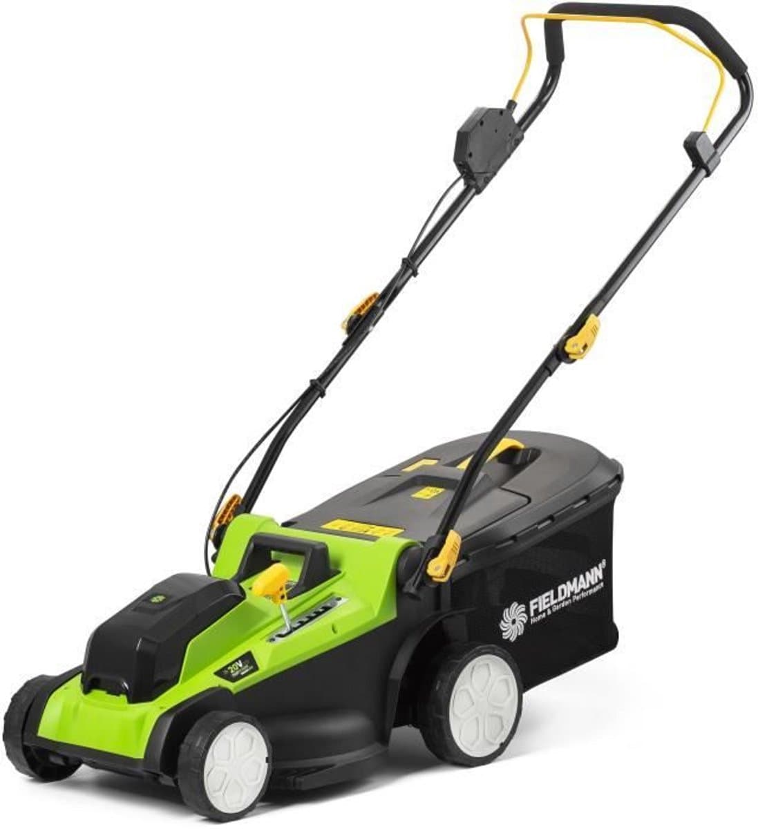 Snoerloze tondeuse - FIELDMANN - 20V - Zaaghoogte 37 cm - Max. hoogte 75 mm - Zonder batterij en oplader — afbeelding 1