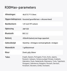 Blackview Watch - R30MAX - Smartwatch - Stappenteller - Slaapmonitor - Saturatiemeter - Compatibel met alle smartphones - Activiteitentracker - Dames en heren - Zilver — thumbnail 4