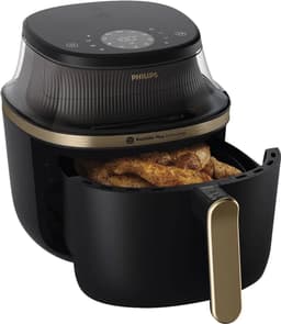 Philips 3000 Series Airfryer - NA332/00 - Kijkvenster - RapidAir Plus - 6.2L - Tot 5 Personen - Zwart — thumbnail 3