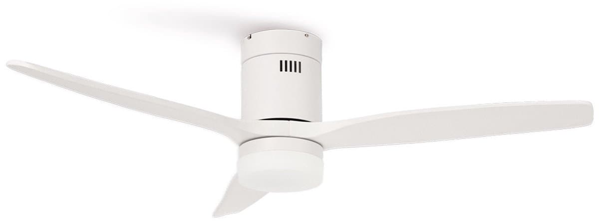 CREATE - Plafondventilator silent 40W - M Ø132 cm - Met Wifi - Met Afstandsbediening - 6 Snelheden - Timer - Zomer/Winter functie - Wit - WIND CALM — afbeelding 1