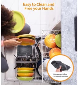 Siliconen mal - 4 stuks accessoires geschikt voor - Airfryer siliconen mal - geschikt voor Double Stack XL - SL400EU - Foodi Max AF500EU - AF400EU - AF451EU - AF300EU friteuse — thumbnail 3