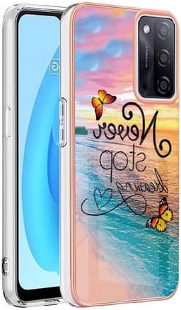Allecto Plus - Beschermhoes voor Xiaomi 11 Lite 5G NE/Mi 11 Lite (4G/5G) - Elegant design - Schokbestendig - Flexibel en slank - Zachte siliconen rubberen bumper - Vlinderdroompatroon - Stevig hoesje met patroon - Beschermende cover met patroon. — thumbnail 1