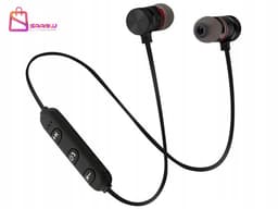 Bluetooth Sport in-ear oordopjes – Draadloos – Magnetisch – Microfoon & Bediening – in ear oordopjes bluetooth – Zwart – oordopjes - 25223 — thumbnail 1