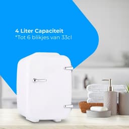 Lexium Mini Fridge for Drinks - Kleine Koelkast - Mini Koelkasten - Minibar - Mini Fridge - Mini Koelkast - Mini Koelkastje - — thumbnail 2