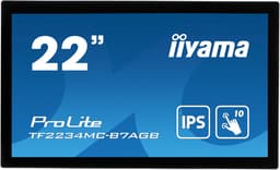 iiyama ProLite TF2234MC-B7AGB computermonitor met 10-punts touchscreen, open frame, ontspiegeld glas en hoge helderheid, 54,6 cm, Full HD, LED, zwart — thumbnail 5
