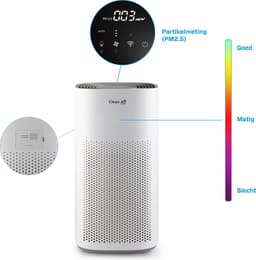 Clean Air Optima® CA-507 Smart + CA-505 Smart - Intelligente HEPA Ionisator Luchtreinigers - 360° Airflow - Extreem stil met sleepmode! <10dB(A)! — thumbnail 10