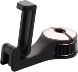 Auto Hoofdsteun Haak, 2 in 1 Auto Hoofdsteun Verborgen Haak, Auto Zetel Terug Haken Met Telefoon - Houder Auto Achterbank Organisator - Zware Opslag Haken Voor Tassen Fles — thumbnail 4