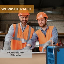 Denver Bouwradio - Bluetooth - met Accu - AUX - FM - USB-C - Spatwaterdicht - WRB60 — thumbnail 2