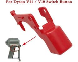 TLVX Sterke Trigger voor Dyson V10 / V11 / Dyson Switch Button / Dyson knop / Stofzuiger trigger / V10 / V11 /Dyson stofzuiger knop rood / Aan- uit knop Dyson / Trigger vervanger Dyson / Verstevigd model / Extra sterk / 1 stuks