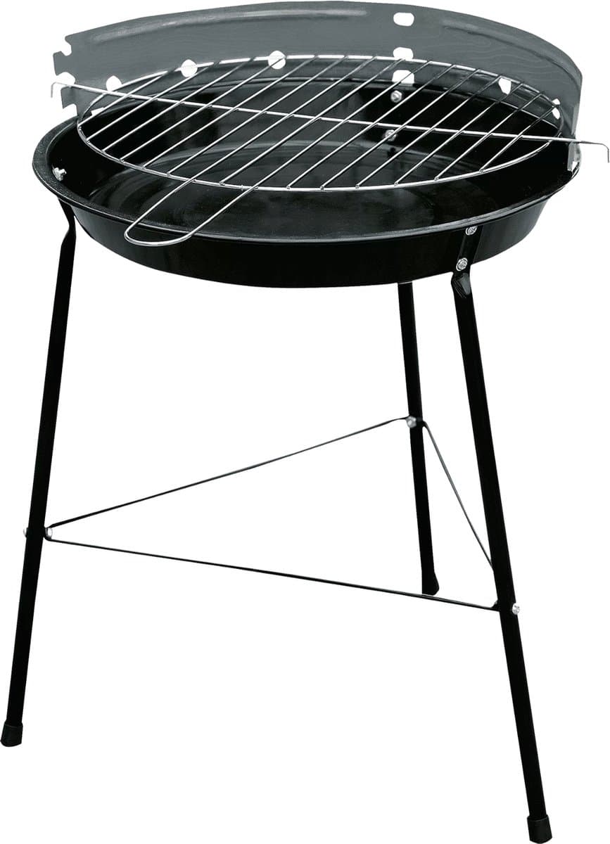 Master Grill MG Serie - Ronde Draagbare Houtskoolbarbecue - 32,5 cm - Stabiele Poten — afbeelding 1