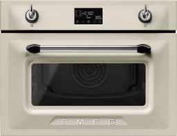 SMEG SO4902M1P - Combi Magnetron - 50 Liter - Crème - Compacte Inbouw Oven - Hetelucht - Grillfunctie - Victoria Design — thumbnail 1