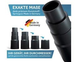 Stofzuiger verloopstuk universeel adapter aansluiten gereedschap