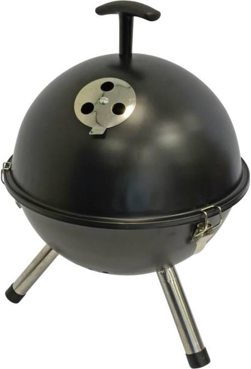 Kogelbarbecue – Houtskool – Compact – Diameter 31 Centimeter – Warmtebestendige verf – Gewicht 1.8kg — afbeelding 1