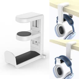 Koptelefoon Houder voor onder Bureau - Koptelefoon Standaard - Verstelbare Headset Stand - Headset Hanger - Headset Standaard - Koptelefoon Haak - Hoofdtelefoon Hanger — thumbnail 1