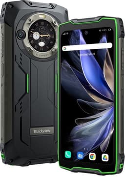Blackview BV9300 Pro - Robuuste Smartphone - 24GB RAM - 256GB - 15080mAh - 120Hz 6.7" FHD - Dual 4G LTE - 64MP+32MP - IP68 Waterdicht - 1.32" Achterkant Dsiplay - NFC - GPS - Groen — thumbnail 3