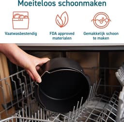 Cosori XL - Airfryer accessoires - Geschikt vanaf 5.5L - Vaatwasserbestendig — thumbnail 4