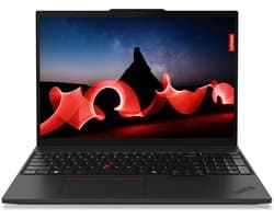 Lenovo ThinkPad T16 Gen 3 Intel Core Ultra 7 155U Laptop 40,6 cm (16"") WUXGA 32 GB DDR5-SDRAM 1 TB SSD Wi-Fi 6E (802.11ax) Windows 11 Pro Engels Zwart"