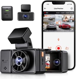 Spraakgestuurde Dash Cam met Parkeerbewaking - Full HD - Nachtzicht - Geschikt voor Vrachtwagens - 170-graden Weergave — thumbnail 1