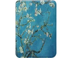 Hoesje Geschikt voor Kobo Clara Colour Hoes Book Case - eReader Hoes Geschikt voor Kobo Clara Colour Hoesje Book Cover - Bloesem