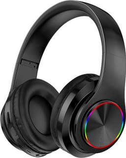 Pro Care Excellent Quality® Headset met Microfoon LED verlichting - Headset Draadloos - Bluetooth - Active Noise Reduction - SD card mogelijkheid - Kleur Zwart — thumbnail 1