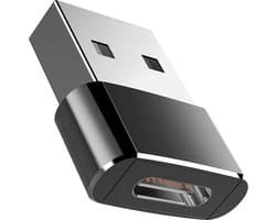 TOJ USB A naar USB-C adapter/convertor | opzetstuk | USB A to USB C HUB | Laptop | USB Type C female naar USB A male verloopstuk
