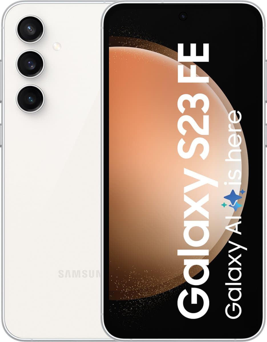 Samsung Galaxy S23 FE 5G - 128GB - Cream — afbeelding 1