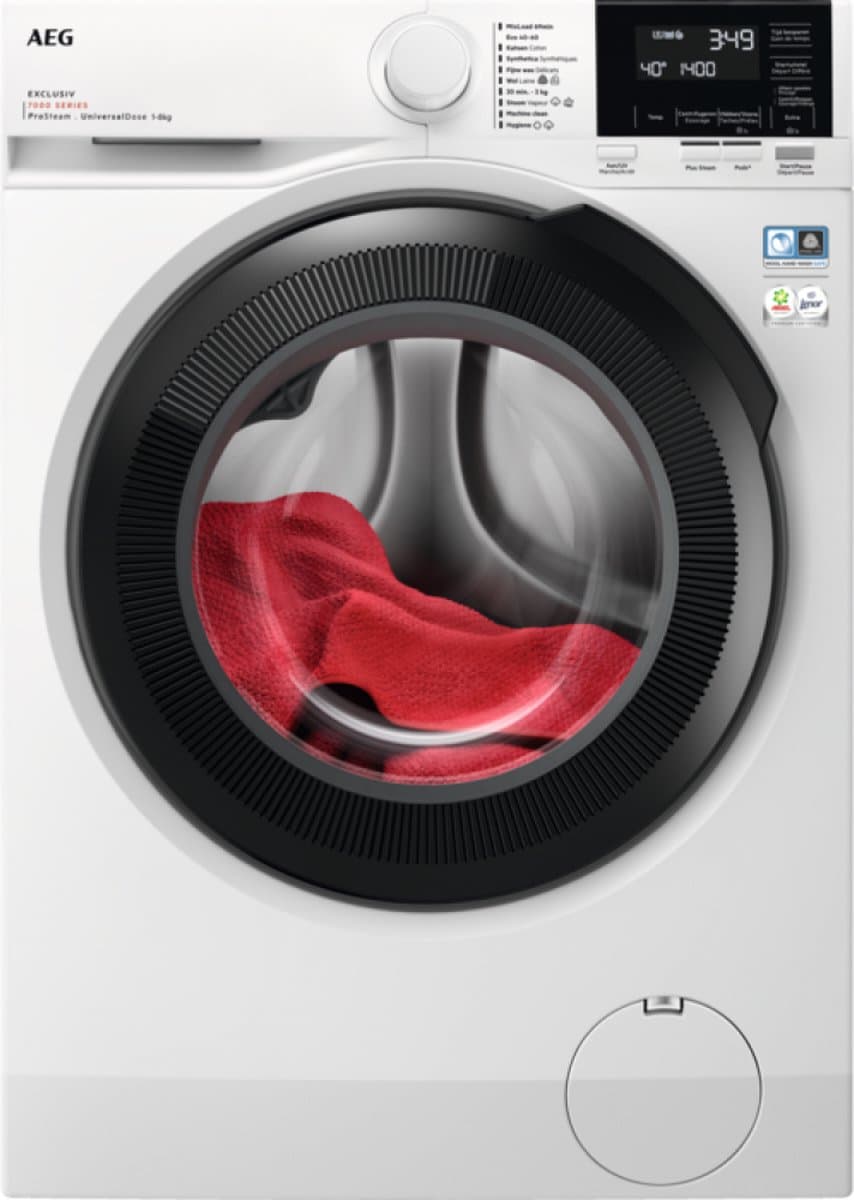 AEG LR73XU844 7000 serie ProSteam UniversalDose - Wasmachine - 8 Kg - 10% zuiniger dan energieklasse A — afbeelding 1