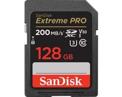 SANDISK Extreme Pro - SDXC - 128GB - 200/90 mb/s - V30